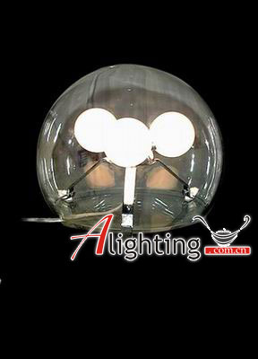 魔幻燈飾：透明球小臺(tái)燈(圖)